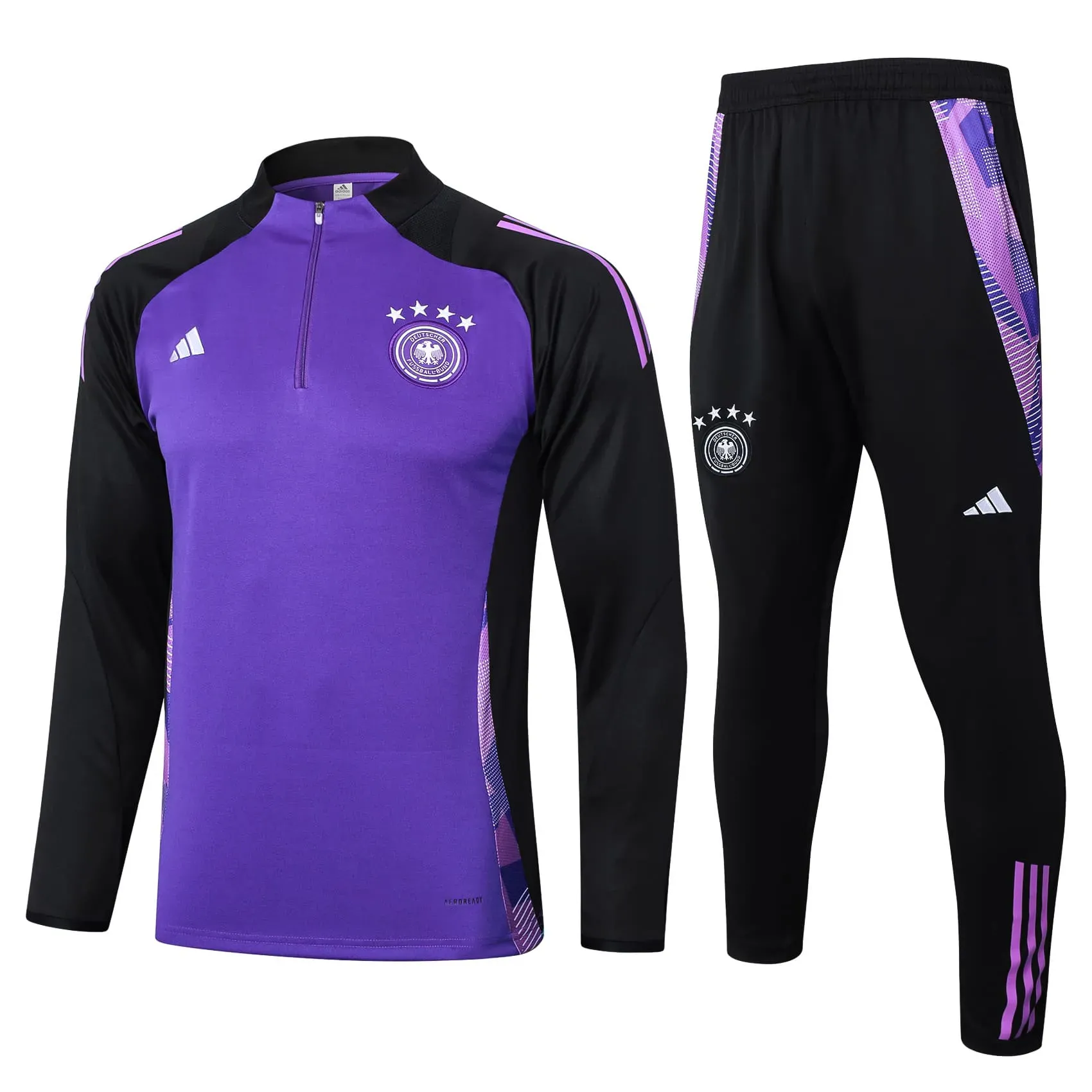 Conjunto Agasalho Alemanha Treino 2024/25 - Roxo